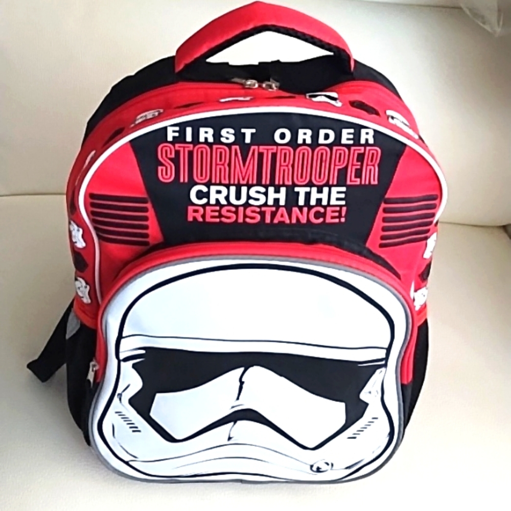 Star Wars First Order Stormtrooper Backpack Crush The Resistance